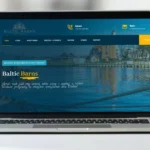 Strona balticbarns.pl – realizacja na laptopie