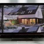 Strona budom.plus – realizacja na laptopie