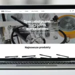Strona cncever.com – realizacja na laptopie