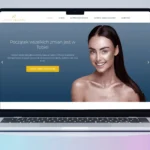 Strona prettyacademy.pl – realizacja na laptopie